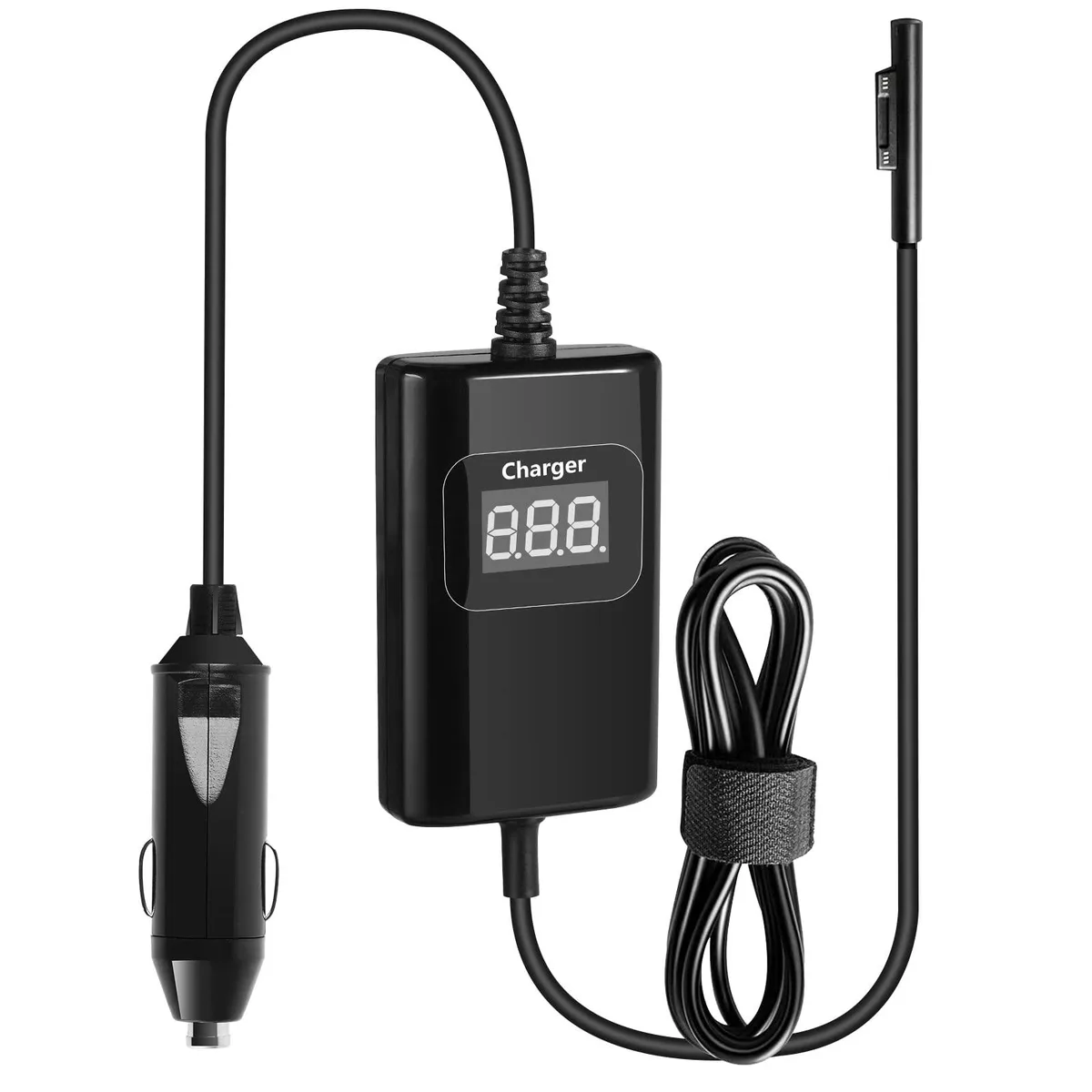  2-Power 1703 65W 15V 4.5A Car Charger for Surface Pro Laptop — product photo