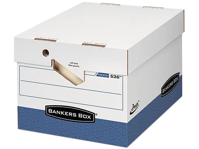 Bankers Box Bankers Box 63601 Storage Box 12" x 15" x 10" 12/Carton — product photo