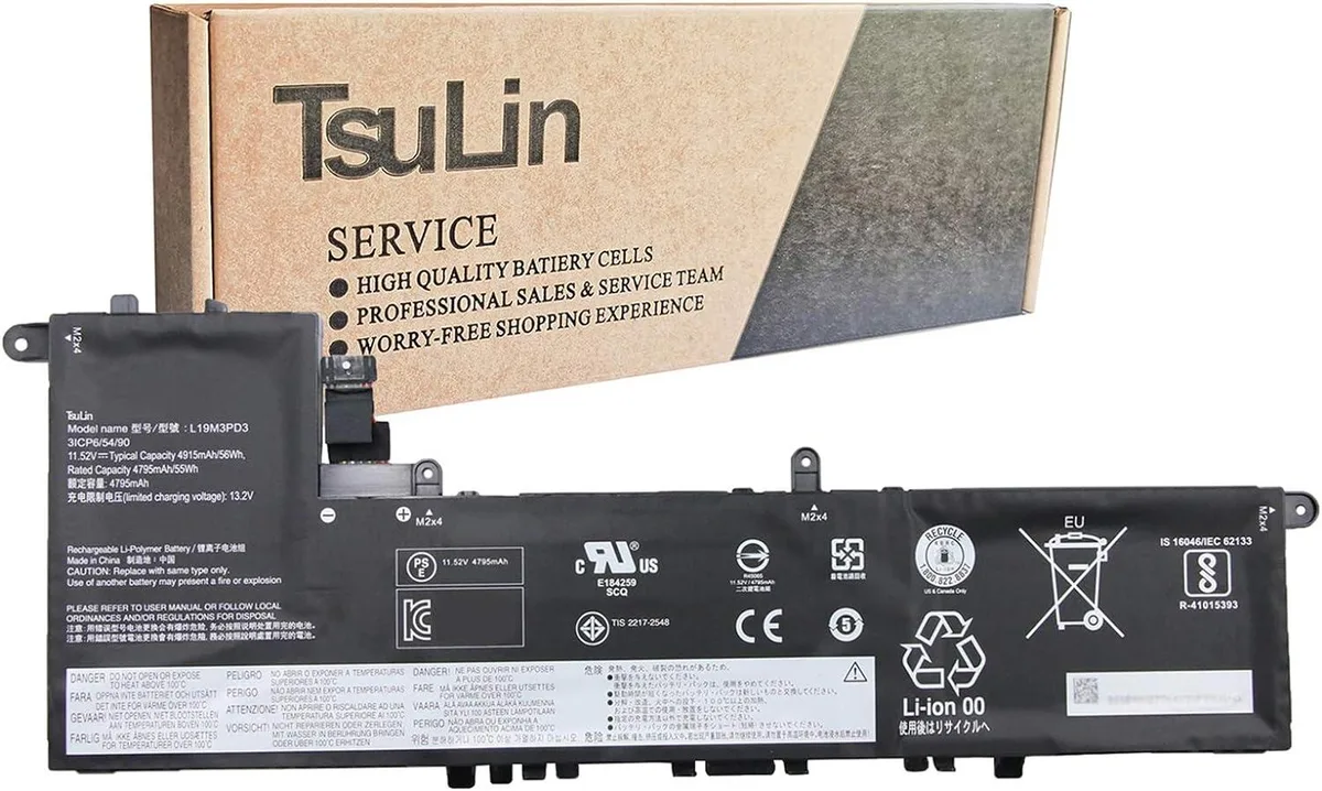 NShi NShi L19M3PD3 laptop battery 11.52V 56Wh 4915mAh — product photo