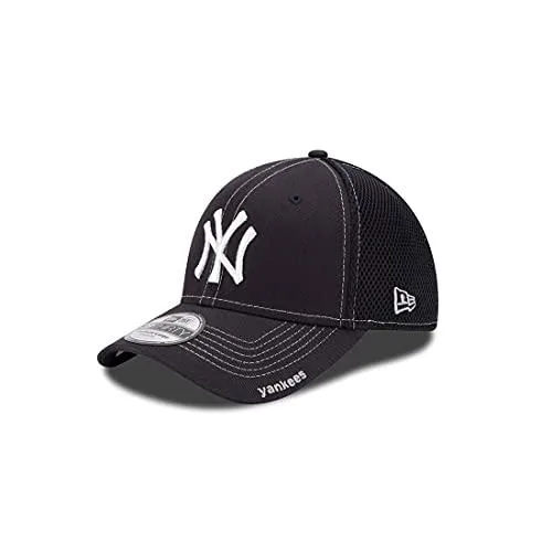Navy New Era Yankees fitted baseball cap, cotton, small/medium size