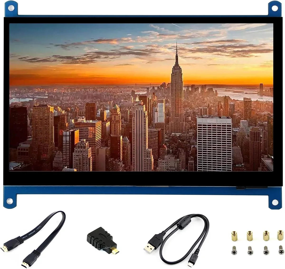 MCDODO MCDODO 7inch HDMI LCD IPS Capacitive Touch Screen 1024×600 Rev 4.1 — product photo