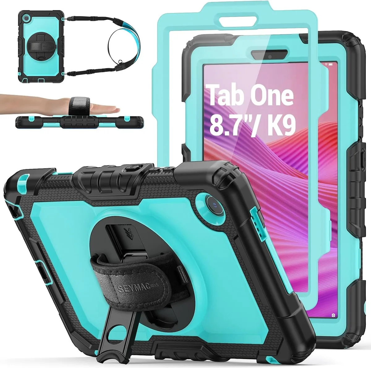 Kootion Kootion TB305FU laptop case for Lenovo Tab One K9 8.7 inch 2025 SkyBlue+Black — product photo