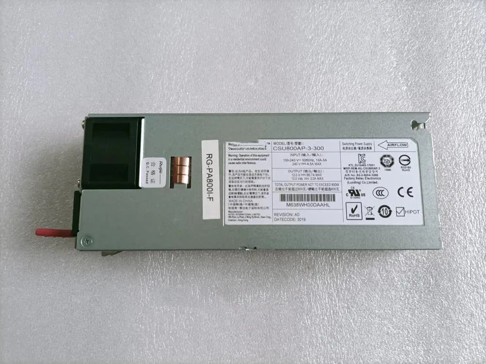 Supersuperuncle Supersuperuncle RG-PA800I-F RG-S6510 CSU800AP-3-300 server power supply — product photo