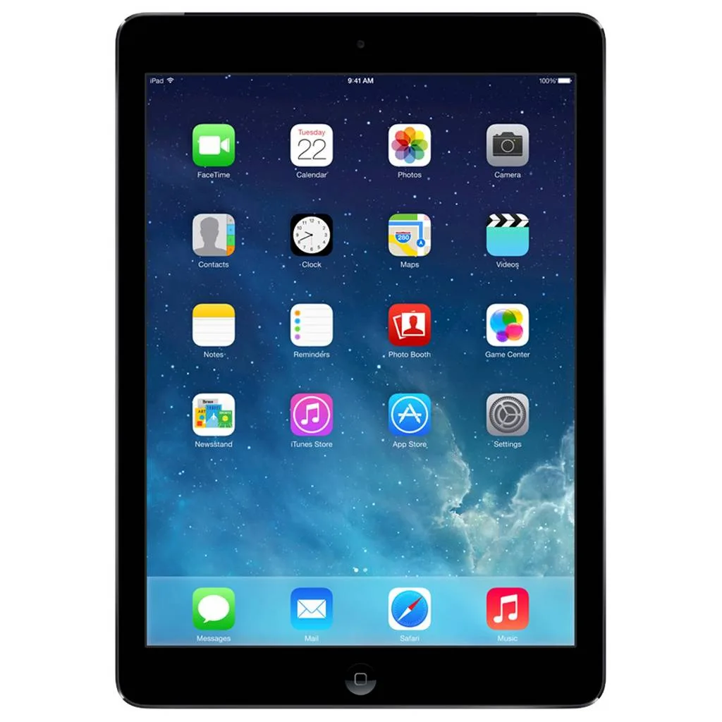 Apple Apple iPad Air MD785LL/B tablet 16 GB 9.7" space gray refurbished — product photo