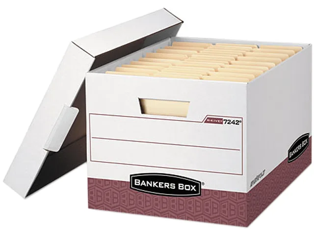 Bankers Box Bankers Box 07242 R-Kive Max Storage Box 12/Carton — product photo