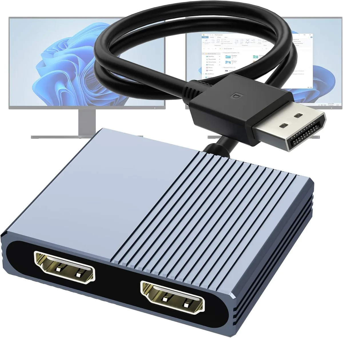 j5create j5create DisplayPort to Dual HDMI Adapter 4K@60Hz MST Hub — product photo