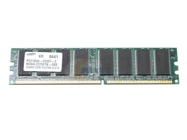 SAMSUNG SAMSUNG M368L3223FTN-CB3 256MB DDR 333 PC 2700 CL2.5 184-Pin memory upgrade — product photo