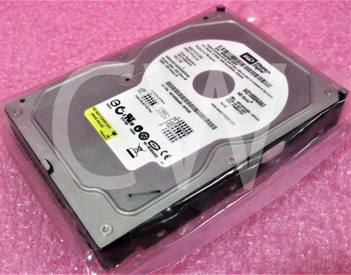 Western Digital Western Digital WD1600AABB Caviar 160 GB 7200 RPM 2 MB 3.5" PATA/IDE internal hard drive — product photo
