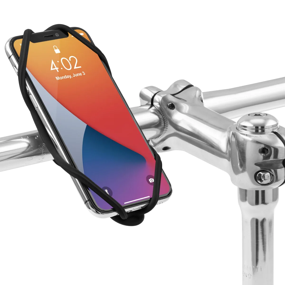 Bone Bone Bike Tie 4 Phone Mount 4.7"–7.2" Black — product photo