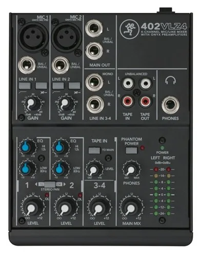 Mackie Mackie 402VLZ4 4-Channel Ultra-Compact Audio Mixer — product photo