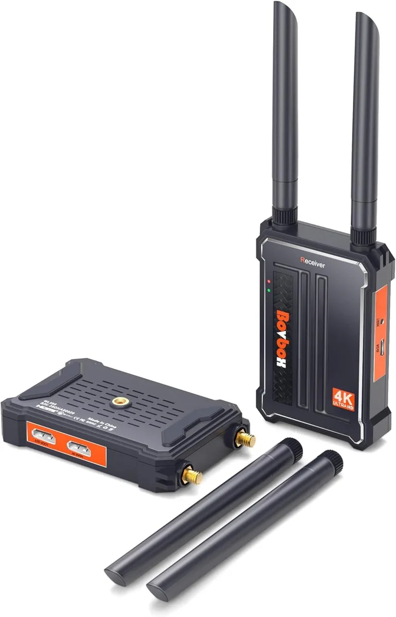 BFKK BFKK Wireless HDMI Extender Kit 4K 3840x2160@30Hz 490ft Loop-Out — product photo