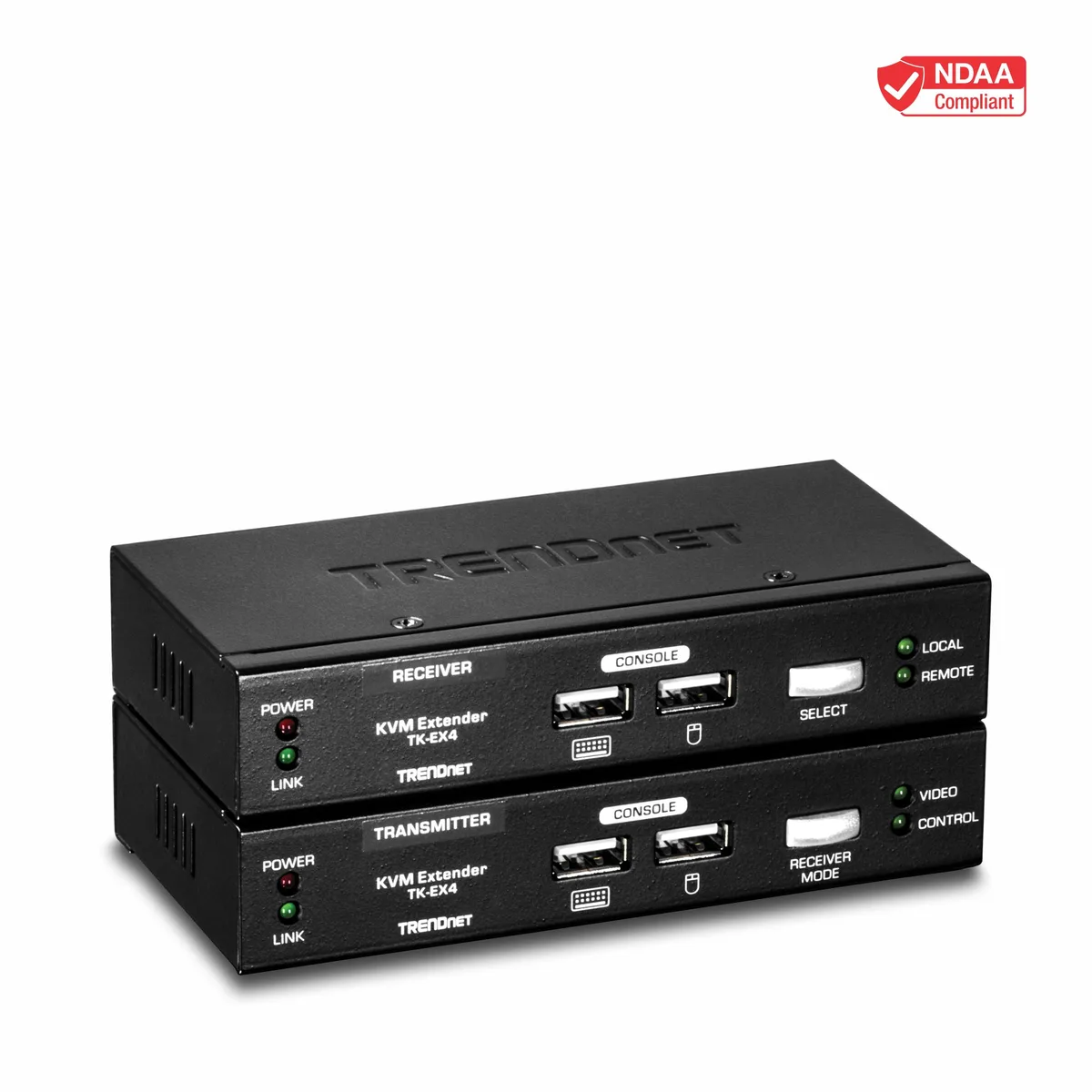 TRENDnet TRENDnet TK-EX4 KVM Extension Kit 100m 328ft 1920x1200 — product photo