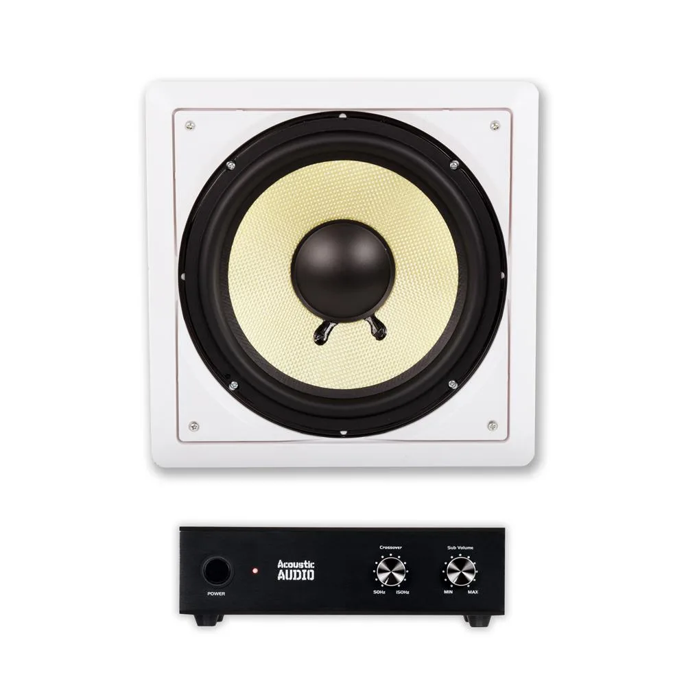 Goldwood Sound, Inc. Goldwood Sound, Inc. HD-S10 10" In-Wall Subwoofer &amp; Amp — product photo