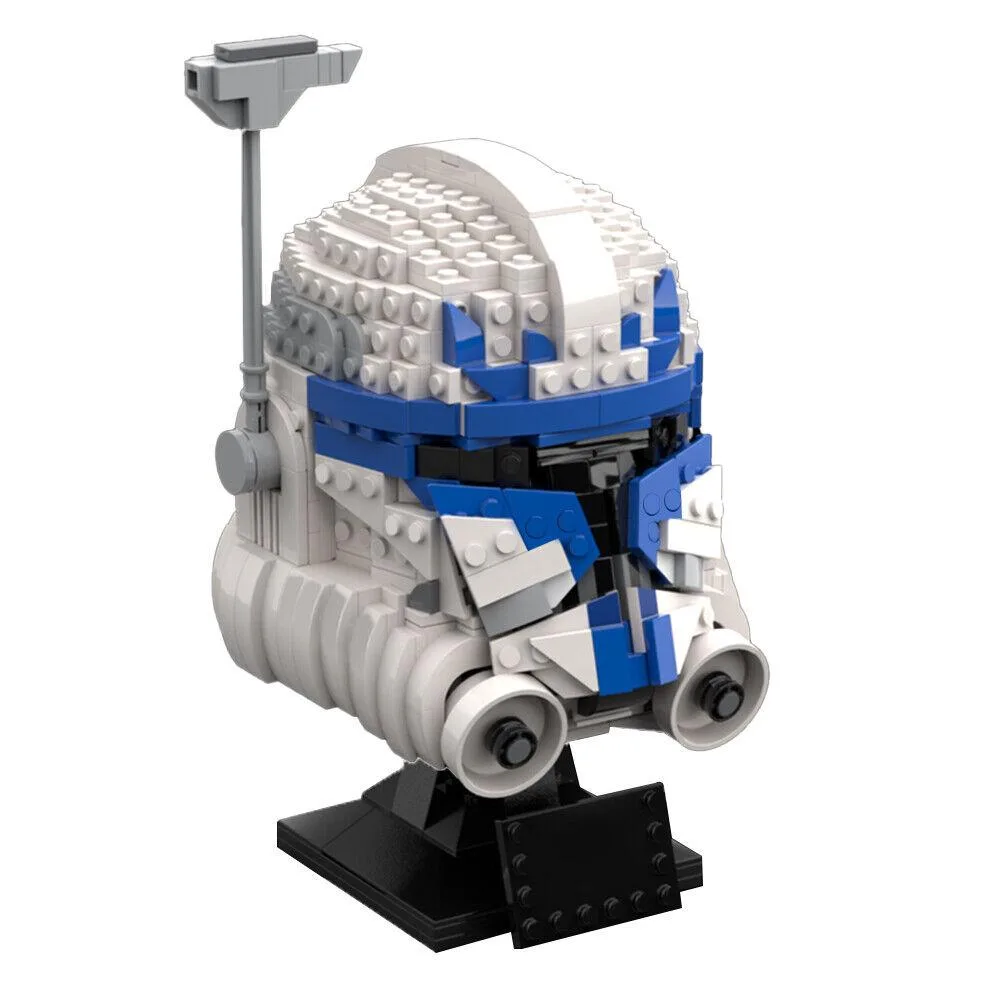 ZITIANYOUBUILD ZITIANYOUBUILD 891 Captain's Helmet Bust 891 Pieces Educational Building Set — product photo