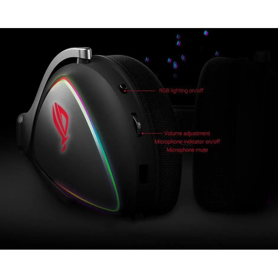 ASUS ASUS ROG Delta Gaming Headset USB-C ESS 9218 Quad-DAC 127dB 50mm 2.55kg — product photo