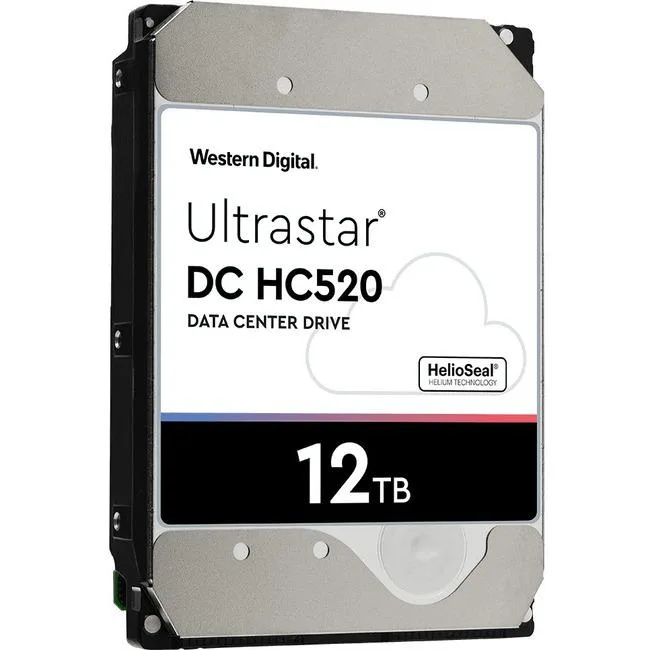 HGST HGST HUH721212AL5204Product Ultrastar DC HC520 12 TB 3.5" SAS internal hard drive — product photo