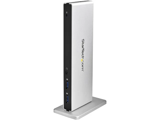 STARTECH STARTECH USB3SDOCKDD Dual DVI Docking Station 5×USB 3.0 GbE HDMI VGA Adapters — product photo