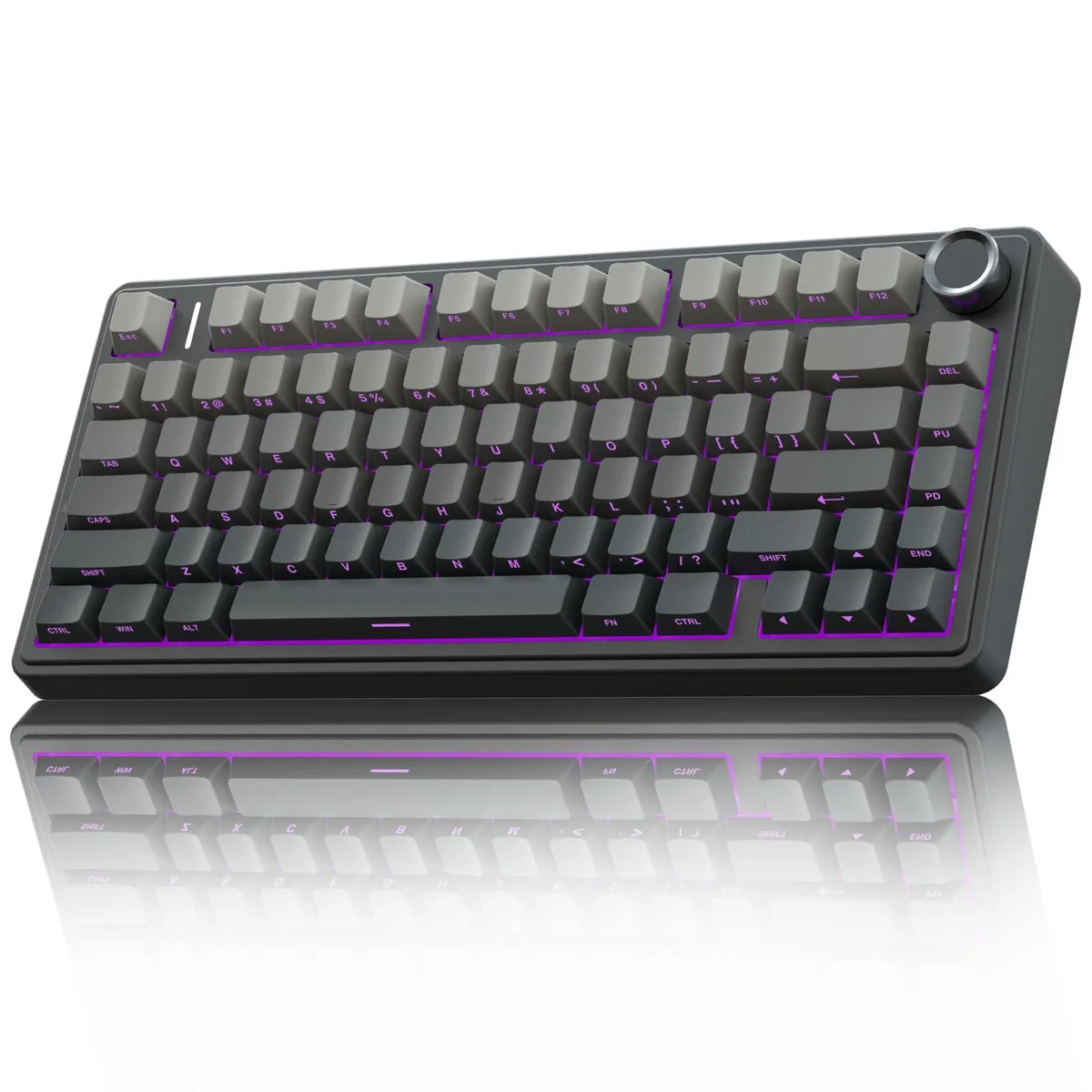 Vszerda Vszerda F75 gaming keyboard, 75% 81-key hot-swap RGB knob tri-mode Bluetooth 5.0 — product photo