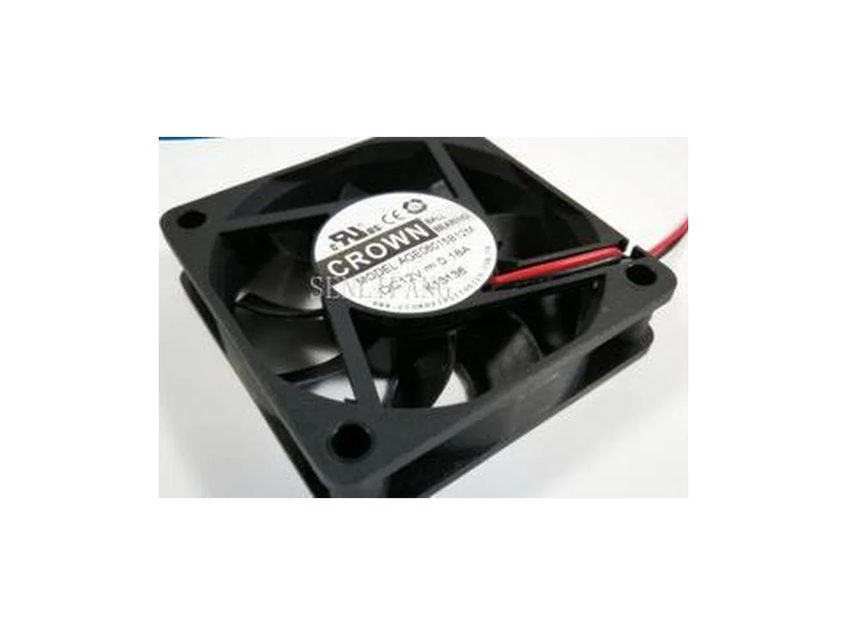 Fans Fans 60x60x15mm 12V .18A 2-wire case fan — product photo