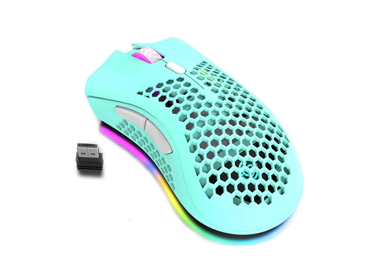 KEHIPI KEHIPI Wireless Gaming Mouse Light Blue 93g 2.4GHz 1600 DPI — product photo
