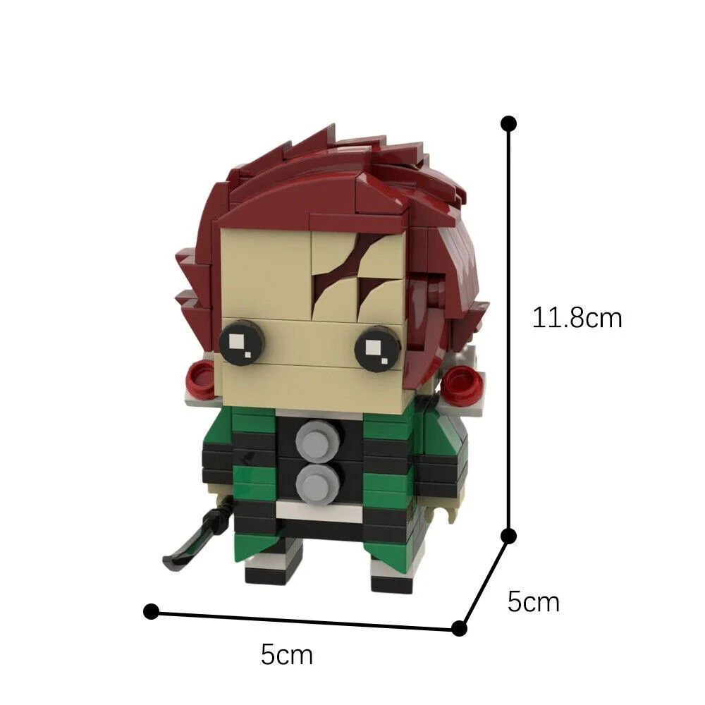 ZITIANYOUBUILD ZITIANYOUBUILD C7430Y01 Tanjiro Brickheadz 226 Parts Educational Toy — product photo