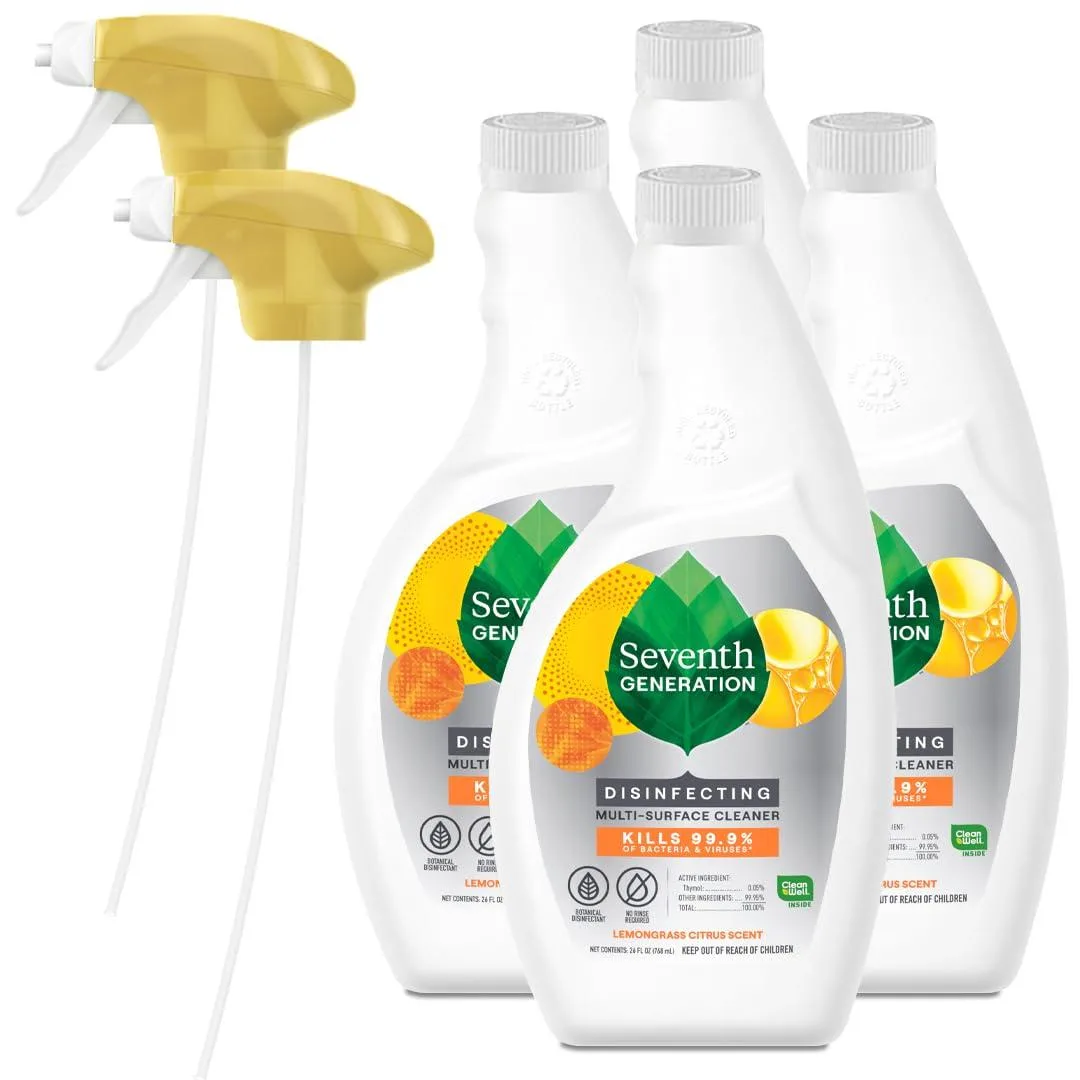 Metra Lemongrass Citrus Disinfecting Multi-Surface Cleaner 26 Oz Pack of 4 — product photo