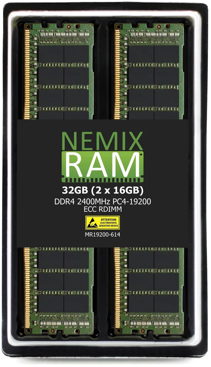 NEMIX RAM NEMIX RAM 32GB (2x16GB) DDR4 2400 CL17 ECC RDIMM Dell PowerEdge FC430 — product photo