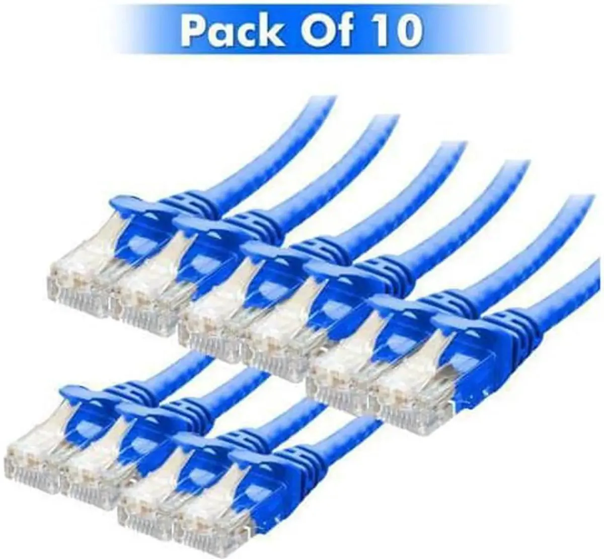 Vszerda Vszerda CAT6 Ethernet network cable 10 pack 3 metre blue — product photo