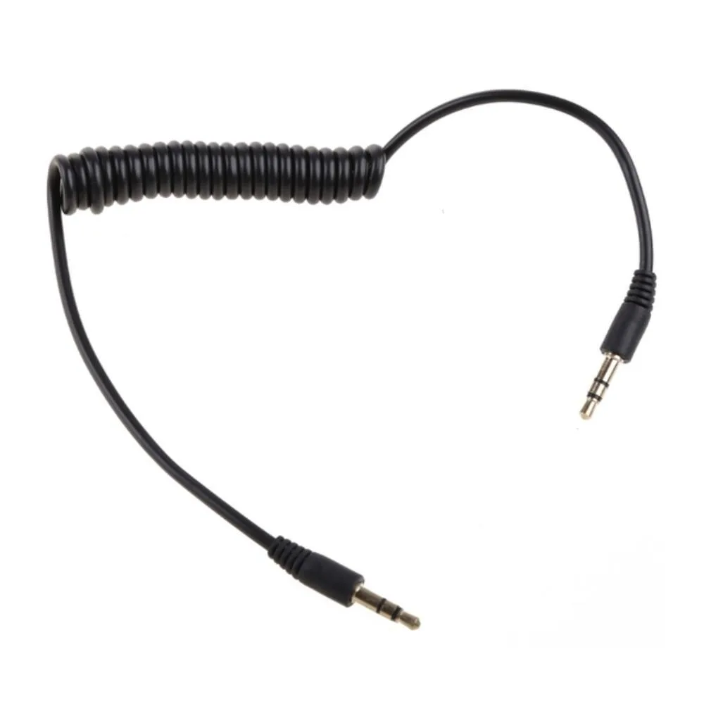 Ruth's sister Ruth's sister 3.5mm Male-Male Coiled Aux Cable 60cm — product photo