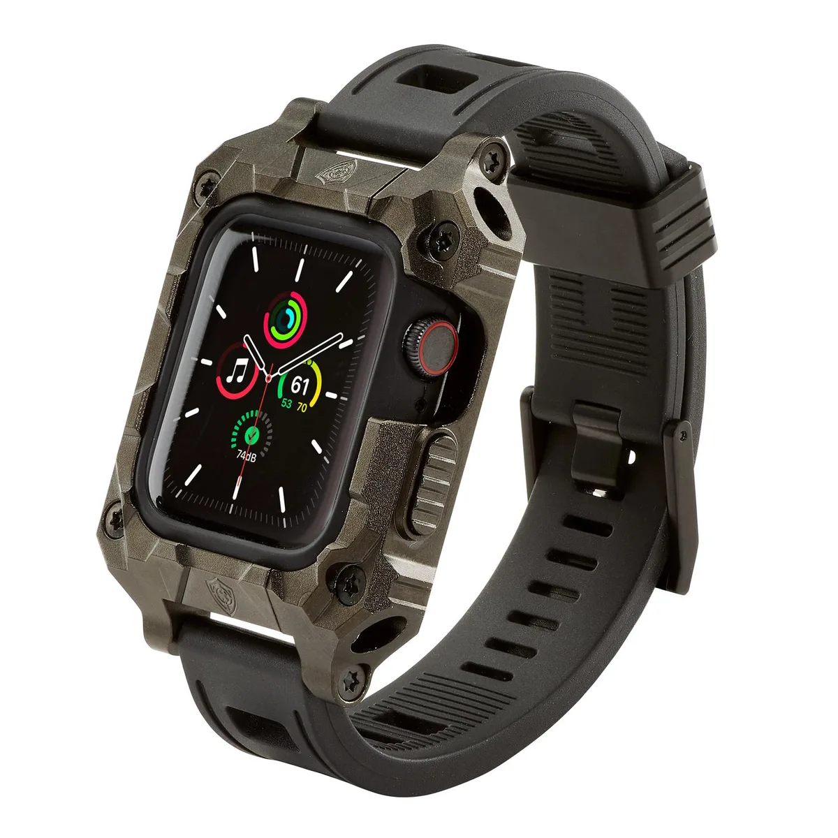 Rowe Tactical Inc. Rowe Tactical Inc. Shield Apple Watch Case Series 7/8 45mm ISOfrane Band PVD Black — product photo