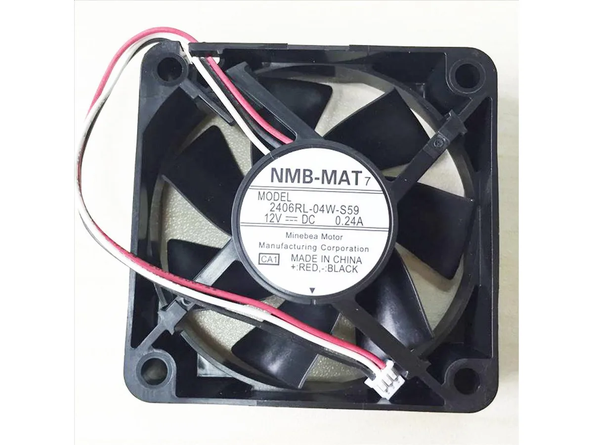 Fans Fans 2406RL-04W-S59 12V 0.24A 6015 6CM Projector axial cooling fan — product photo