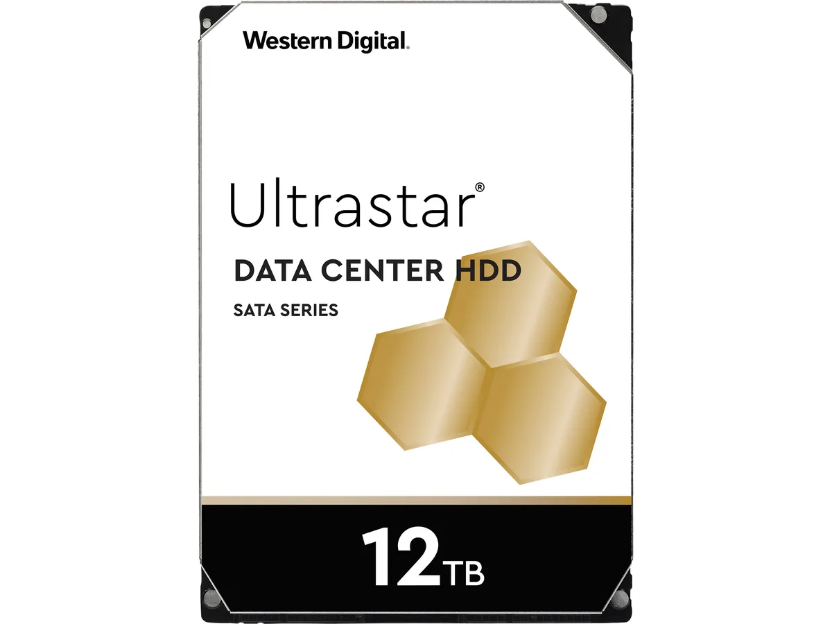 Western Digital Western Digital 0F30146 Ultrastar DC HC520 12TB 7200 RPM SATA 3.5" internal hard drive — product photo