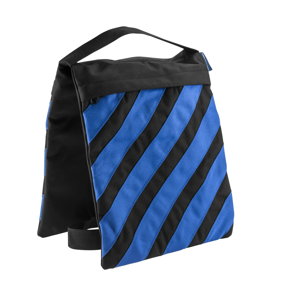 Flashpoint Brand Flashpoint Empty Saddle Sandbag 27 lb Blue &amp; Black Stripes — product photo