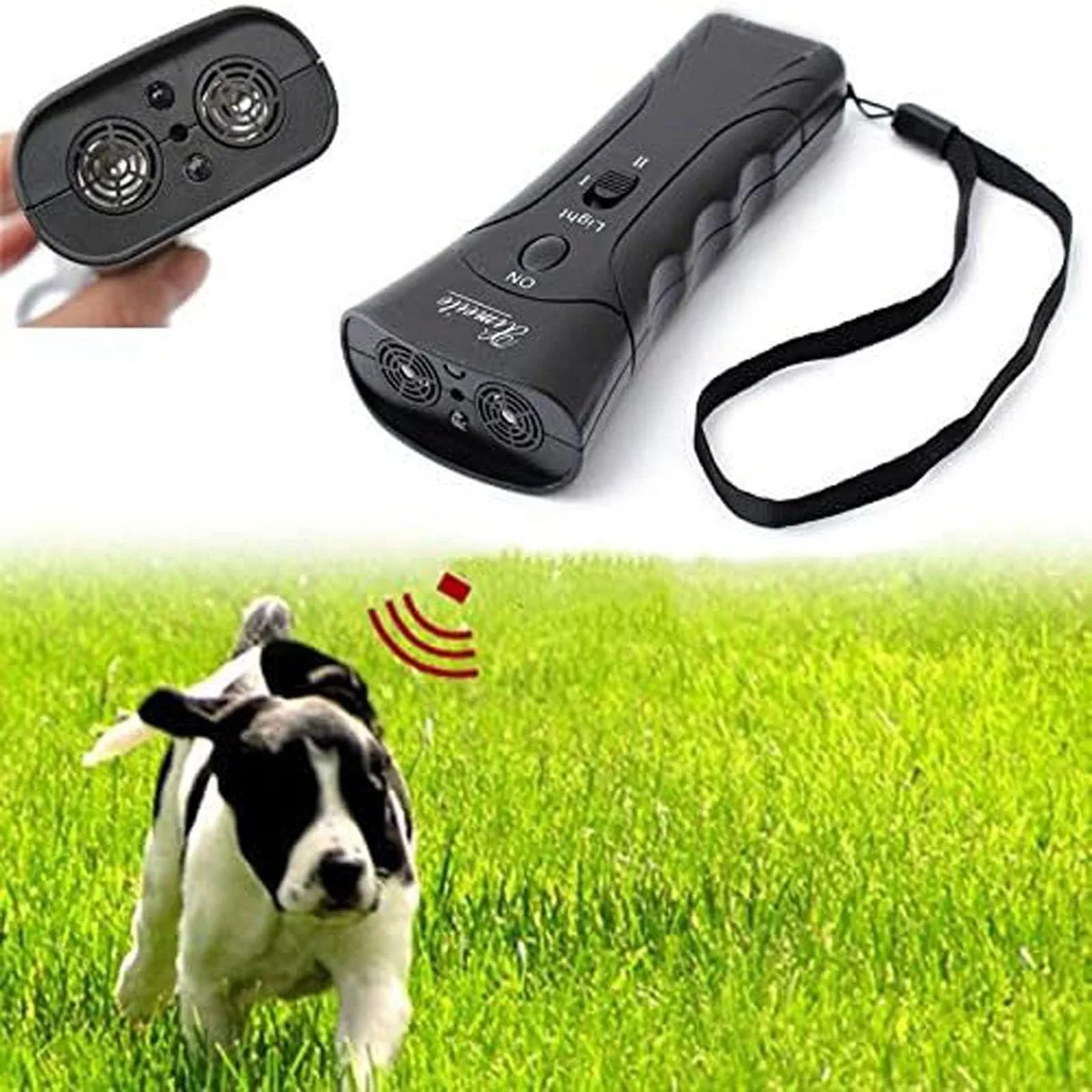 DNBeffulgent DNBeffulgent Ultrasonic Dog Chaser Training Aid 125db 20m Black — product photo