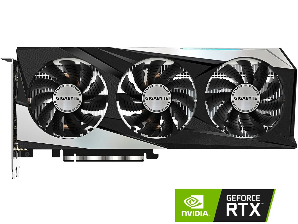 GIGABYTE GIGABYTE GV-N3060GAMINGOC12GD GeForce RTX 3060 GAMING OC 12GB graphics card — product photo