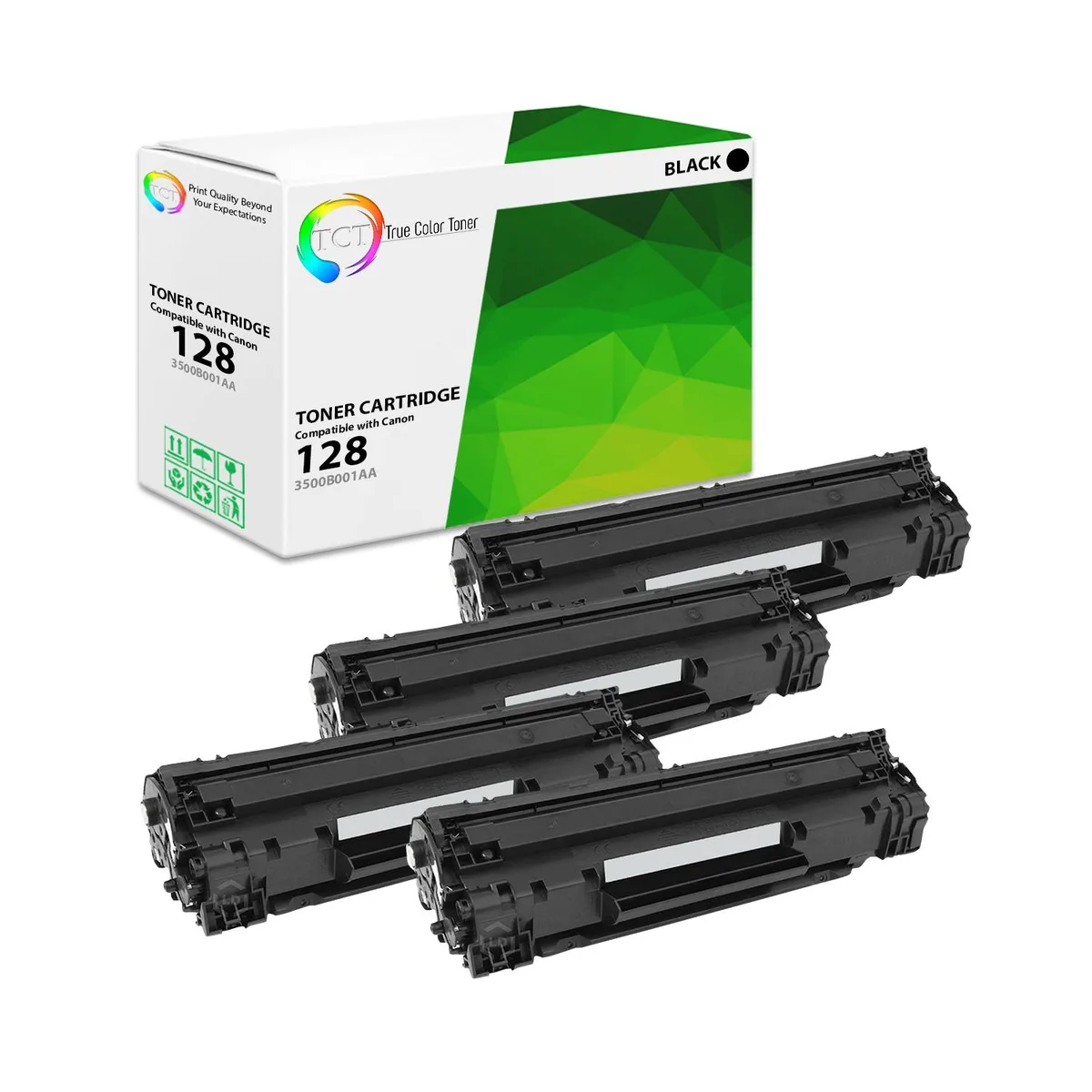 True Color Toner True Color Toner 128 Black Toner Cartridge 4 Pack — product photo