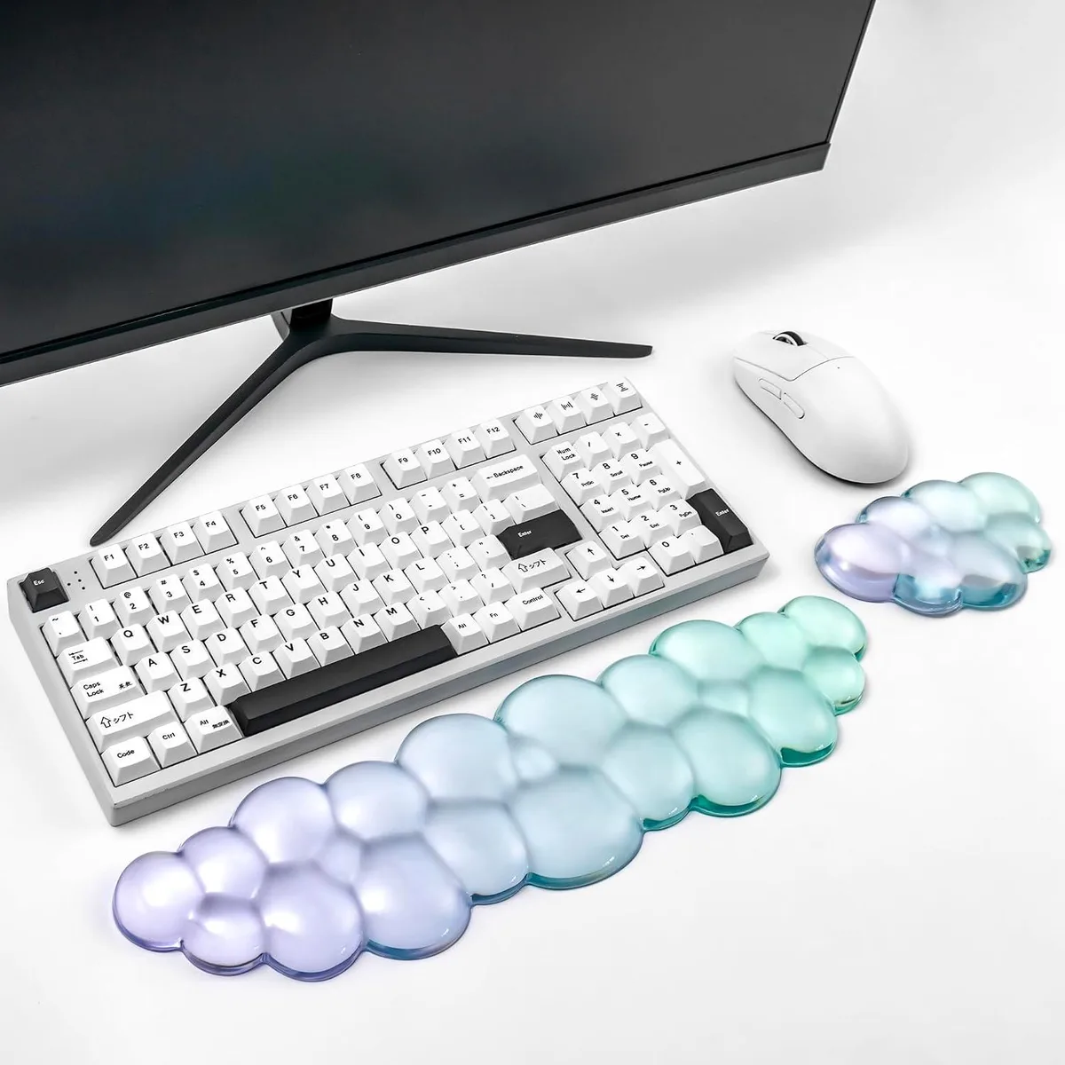 Emerson Emerson Gel Wrist Rest Set Purple Green 60/65/68/75% — product photo