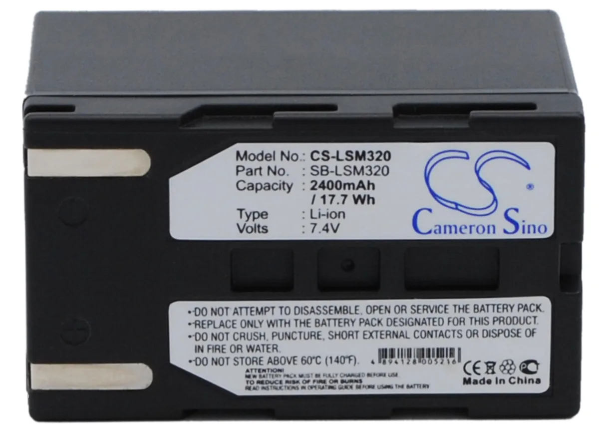 Cameron &amp; Co Cameron &amp; Co DS-CS-LSM320 camera battery 7.4V 2400mAh Grey — product photo