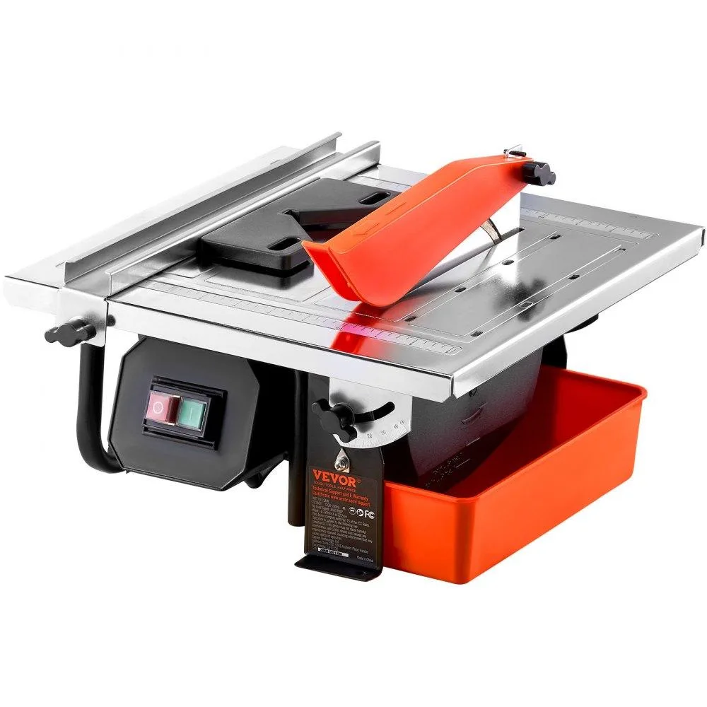 VEVOR VEVOR Wet Tile Saw TC180 7 in 3500 RPM 0-45° — product photo