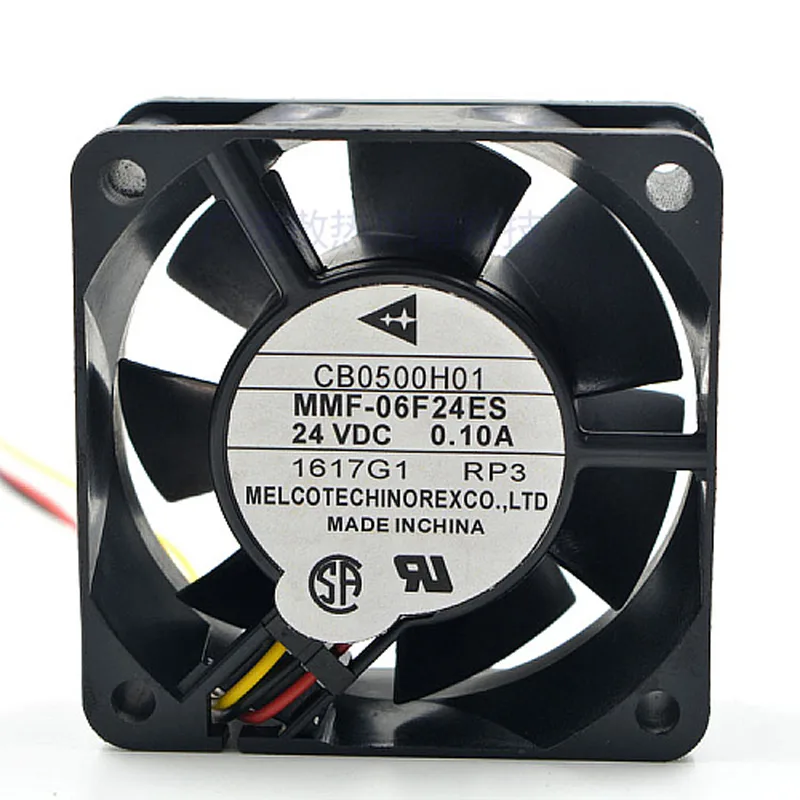Zyvpee Zyvpee MMF-06F24ES-RP3 60mm 24V 3-pin ball bearing case fan — product photo