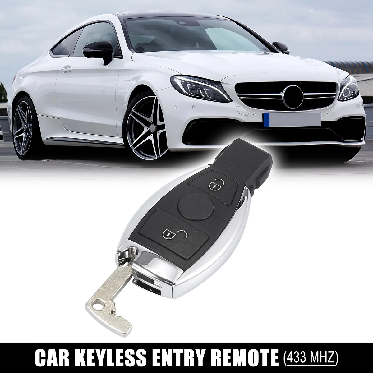 Unique-Bargains Unique-Bargains Replacement Key Fob 433MHz Mercedes A B C E G Class Vito Viano — product photo
