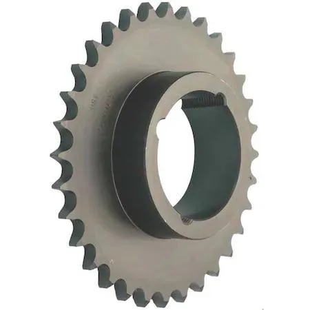 Black oxide steel sprocket, 36 teeth, single hub, taper lock bushing 1610
