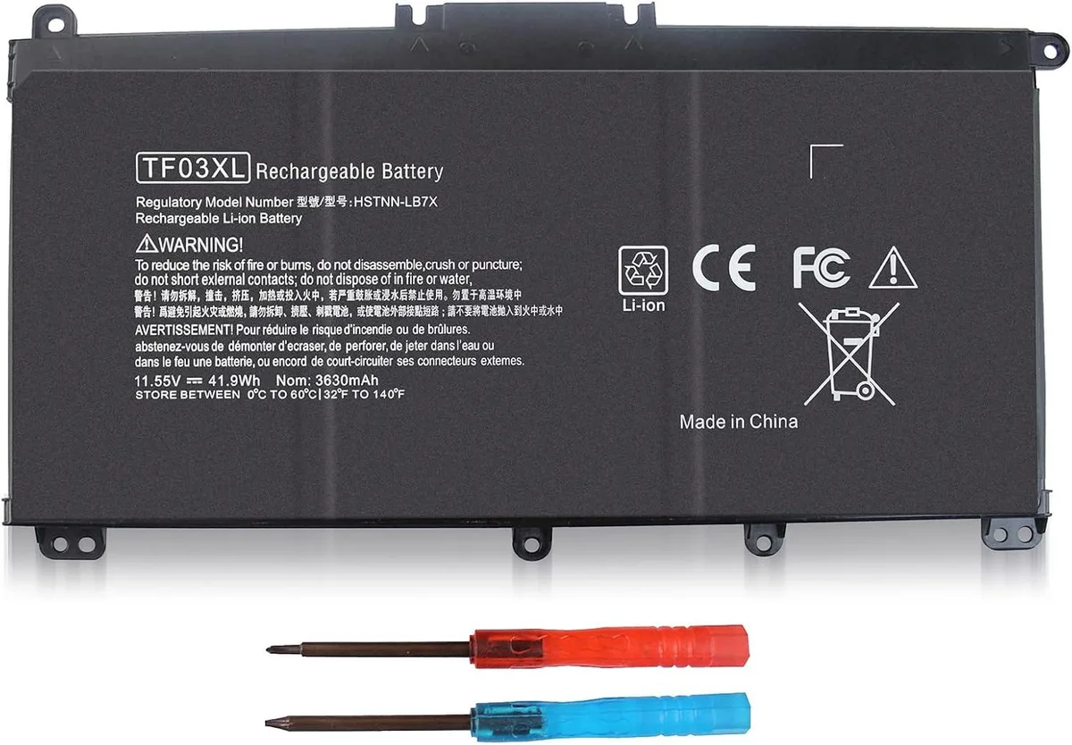 FOCUSTEC FOCUSTEC TF03XL laptop battery for HP Pavilion 15-CC 15-CD 17-AR 14-BF — product photo