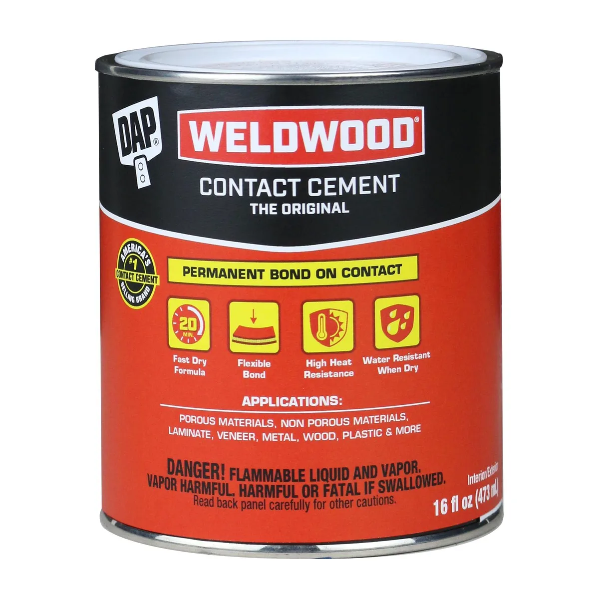  DAP Weldwood Original Contact Cement Tan 16 Oz 7079800271 — product photo
