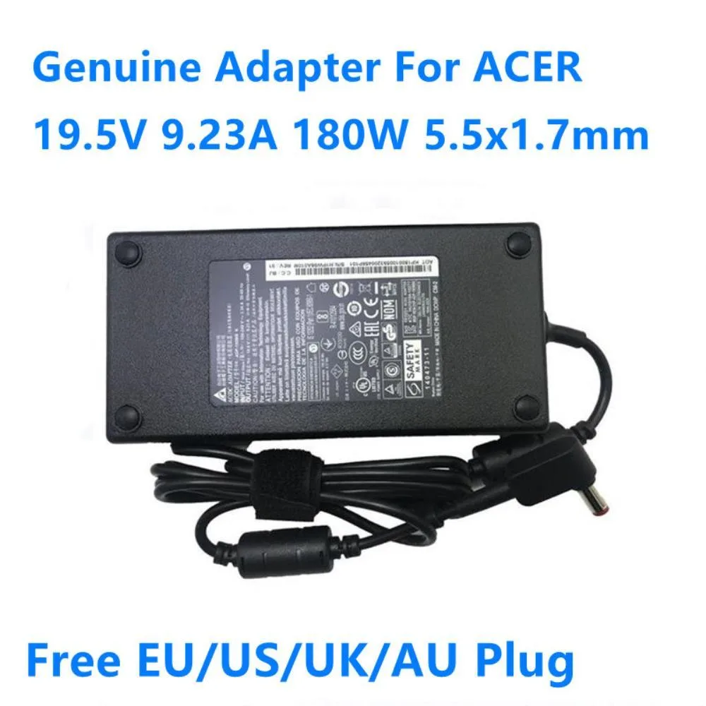 Graviton Graviton ADP-180MB K 180W 19.5V 9.23A 5.5x1.7mm AC Adapter for Acer Aspire — product photo