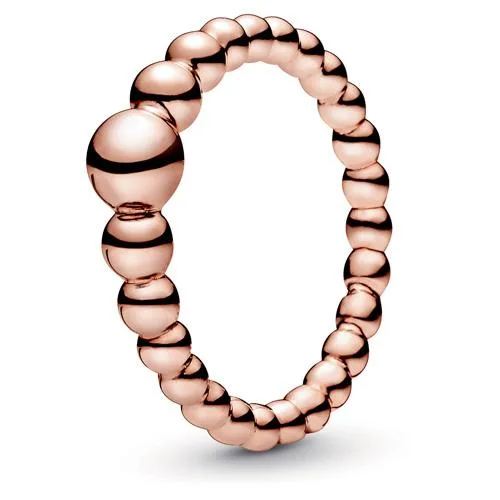 PANDORA PANDORA String of Beads Ring Pandora Rose 14k rose gold-plated — product photo