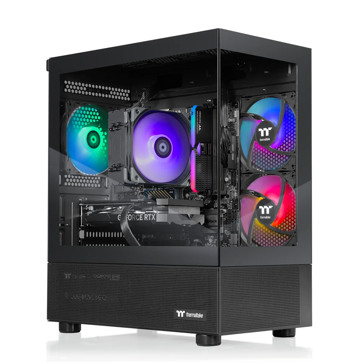 Thermaltake Thermaltake V17B-B850-56T-LCS gaming PC Ryzen 5 9600X 16GB DDR5 RTX 5060 Ti 8GB 1TB NVMe — product photo