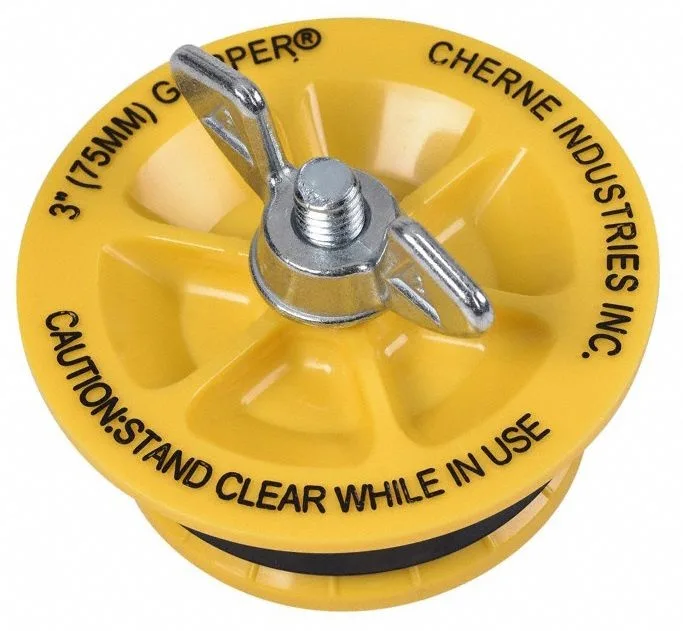 Cherne Cherne 270237 3 in End-of-Pipe Plug with Wing Nut — product photo