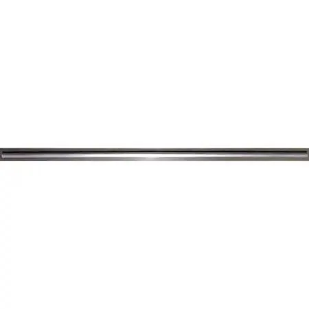 Galvanized silver steel line post, 8 ft tall, 1 5/8 in diameter, 16 ga