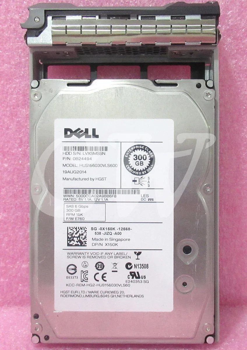 DELL DELL HUS156030VLS600 300GB 15K SAS 3.5" internal hard drive — product photo